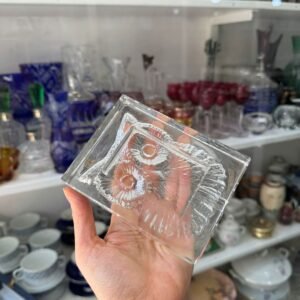 Cenicero de cristal búho