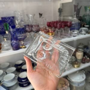 Cenicero de cristal búho