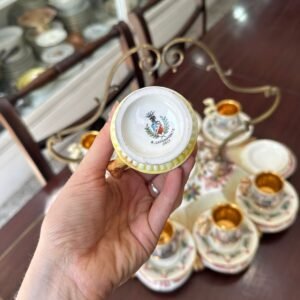 Juego de café capodimonte para 9 personas