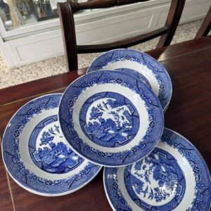 Juego de 12 platos hondos ARABIA WILLOW