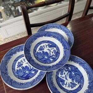 Juego de 12 platos hondos ARABIA WILLOW