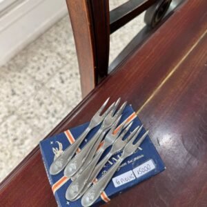 Juego de 6 pinches GAMUZA