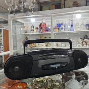 Radiograbador CASIO doble casetera, radio AM FM