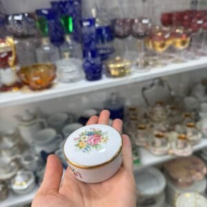 Pastillero o cofre porcelana francesa LIMOGES