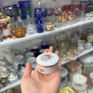 Pastillero o cofre porcelana francesa LIMOGES