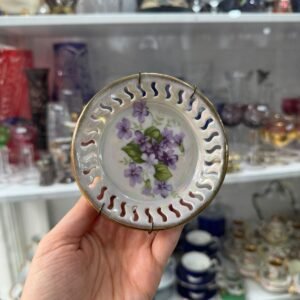 Plato porcelana february violet