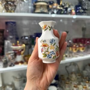 Florero violetero AYNSLEY england bone china