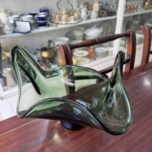 Centro de mesa de murano verde