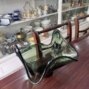 Centro de mesa de murano verde