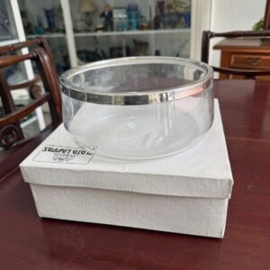 Centro de mesa cristal guarda en platería PLATA LAPPAS
