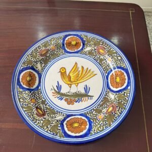 Plato pintado a mano decorativo – 35 CM