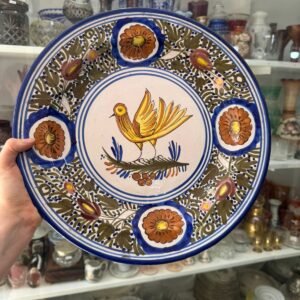 Plato pintado a mano decorativo – 35 CM