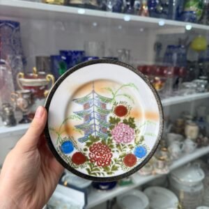 Plato porcelana oriental pintado a mano