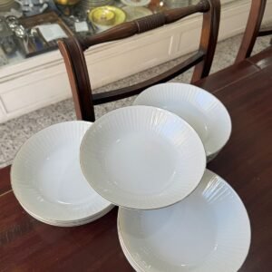 Juego de 12 platos hondos porcelana tsuji