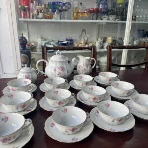 Juego de té completo para 12 personas porcelana verbano
