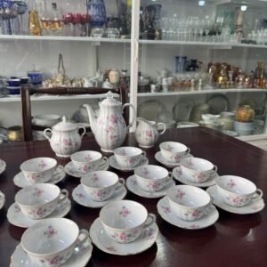 Juego de café completo para 12 personas porcelana verbano