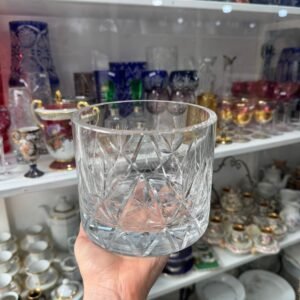 Gran hielera de cristal súper tallado