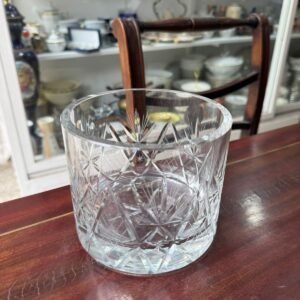 Gran hielera de cristal súper tallado