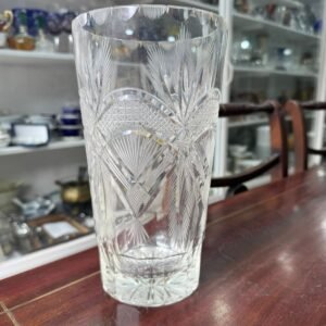 Florero cristal súper tallado
