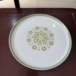 Fuente redonda o plato de torta porcelana verbano