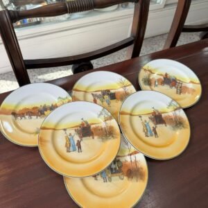 Juego de 6 platos de postre ingleses ROYAL DULTON