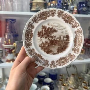 Plato porcelana española