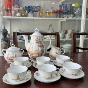 Juego de café porcelana verbano para 6 personas