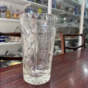 Florero de cristal súper tallado