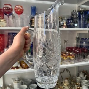 Jarra de cristal súper tallado