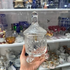 Bombonera de cristal súper tallado