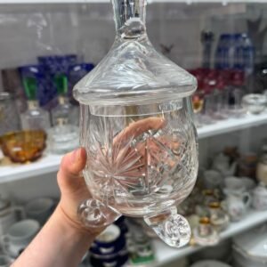 Bombonera de cristal súper tallado