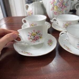 Juego de café porcelana verbano