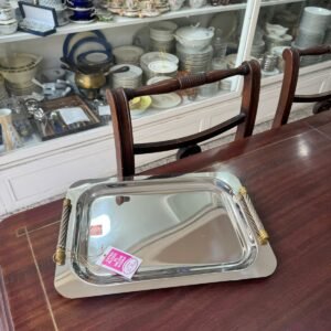 Bandeja metalica de acero inoxidable