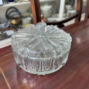 Bombonera de vidrio prensado