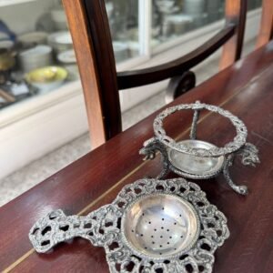 Colador de té platería