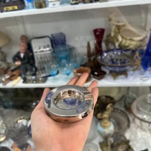 Set de 2 ceniceros de platería