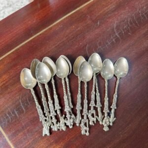 Juego de 12 cucharas de té o café alpaca