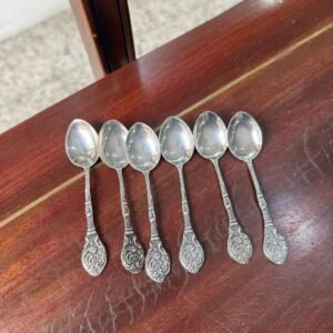 Juego de 6 cucharas de té plata 925
