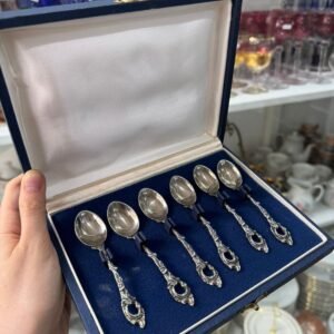 Juego de 6 cucharas de té platería