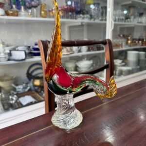 Gallo de cristal de murano