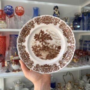 Plato porcelana española