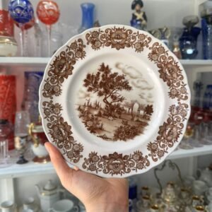 Plato porcelana española