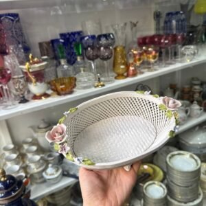 Panera de porcelana capodimonte