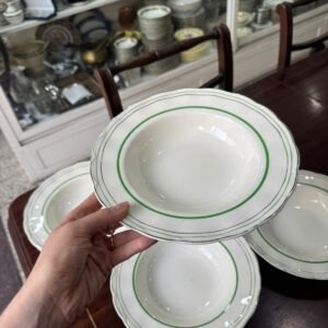 Juego de 6 platos hondos ingleses