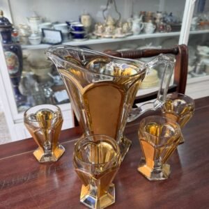 Jarra con 4 copas ART-DECO