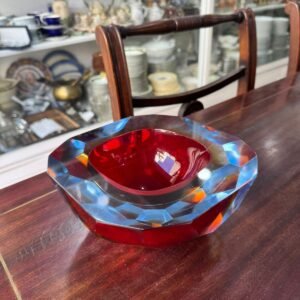 Exclusivo centro de mesa de cristal