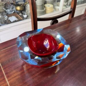 Exclusivo centro de mesa de cristal