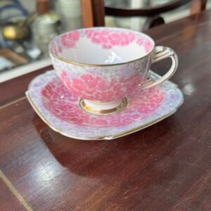 Dúo de té porcelana inglesa de colección PARAGON