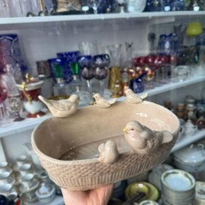 Fuente panera con pajaros