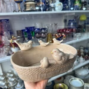 Fuente panera con pajaros